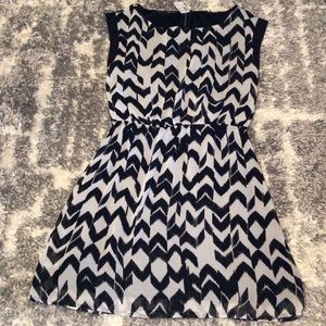 Maurices Chevron print mini dress NWT